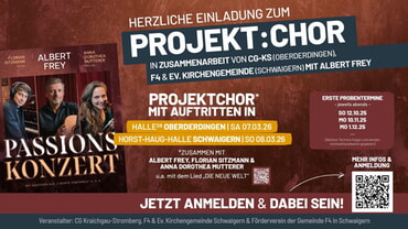 Projektchor Schwaigern für Konzerte im März 2026